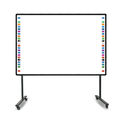 Infravermelho Interativo Whiteboard 82 96 102 120 polegadas All in One alto-falante Barra lateral Android PC Para aula escola reunião de escritório universitário