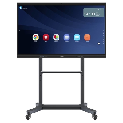 Instalação de painel interativo de montagem na parede ou stand móvel com sistema Android 13 ou 14