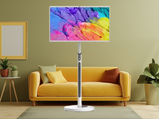 Produtor de iBoard Venda quente 32 polegadas Entretenimento doméstico Smart Touch Screen Smart TV Display Bateria de câmera incorporada