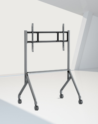 IBoard 55-86 polegadas Disponível Televisão Móvel Bracket Piso Stand TV Trolley Carrinho All-in-one Display com rodas