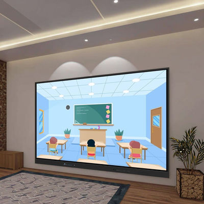 4K Android 14 Interactive Board 86 polegadas Multimídia Smart Whiteboard Ecrã táctil eletrônico para sala de aula de reuniões