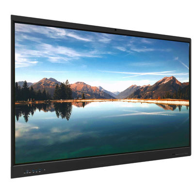 Painel Interativo Plano de 65 polegadas Caneta Toque com o Dedo Painel Interativo de Toque Digital LCD 4k Quadros Inteligentes Interativos para Ensino Escolar