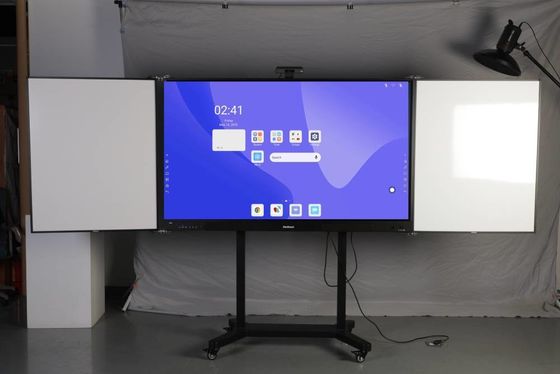Quadro Negro Interativo Inteligente para Escola Universitária por Atacado de Fábrica, Caneta Marcadora, Painel de Toque para Lousa Branca Interativa, Lousa Verde, Display 75 86 Polegadas Para Educação, Painel Plano Interativo Com Sideboard IR
