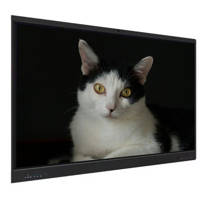 98 polegadas 4K Interativo Painel Flat Android 14 8+128GB Digital Smart Touch Screen Android OPS Mobile Stand Opcional para reunião em sala de aula