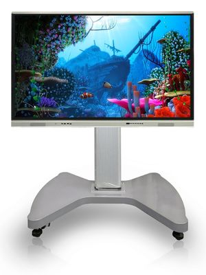 Monitor Interativo com Tela Sensível ao Toque com Altura Ajustável Motorizada Smart Board Use Suporte Eletrônico Móvel Suporte Flexível de Boa Qualidade