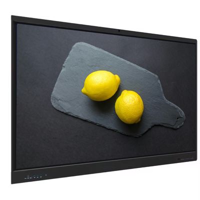 Quadro Interativo 4K do Fabricante Android 14 75 Polegadas Quadro Branco Multimídia Interativo Painel de Tela de Toque Digital Para Educação e Reuniões