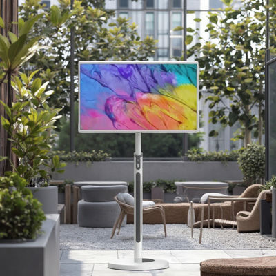 IBoard 32 polegadas Smart TV portátil recarregável com câmera Bateria touch screen monitor Display digital interativo para escritório em casa