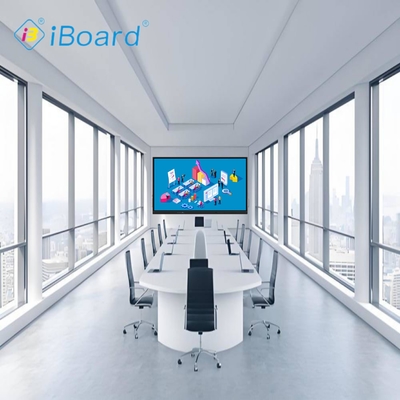 Painel interativo de 98 polegadas 4K UHD Smart Touch Screen com projeção AI Função Smart Board para sala de reuniões
