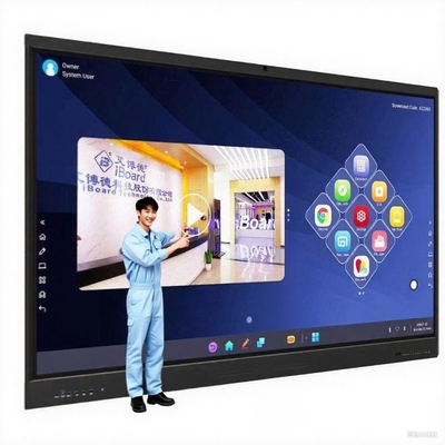 Preço de fábrica 4k 85 polegadas Tela sensível ao toque Software multilíngue Lcd Smart Board Placa interativa Android para escola