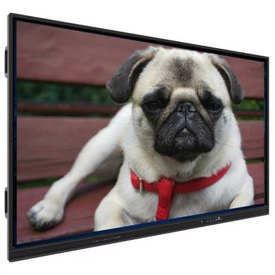 Quadro interativo inteligente LCD com tela sensível ao toque de alta qualidade e preço de fábrica, 4k, 65, 75, 85, 96, 110 polegadas, software multilíngue Android para ensino e negócios