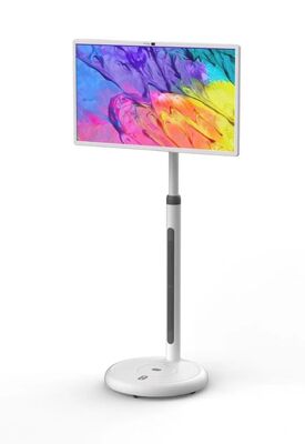 23Televisão de tela inteligente sem fio de 0,8 polegadas com 10 pontos de toque capacitivos e bateria embutida (5-6H)