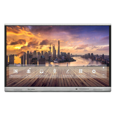 Conferência de escritório Display interativo de painel plano com capacidades de escrita e entretenimento