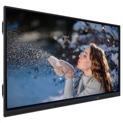 Quadro inteligente interativo com tela sensível ao toque de 20 pontos com resolução 4K para tela digital de painel plano de 55-110 polegadas