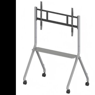 Carrinho de TV móvel com suporte móvel para telas interativas Smart TV adequado para tamanhos de 65 a 86 polegadas