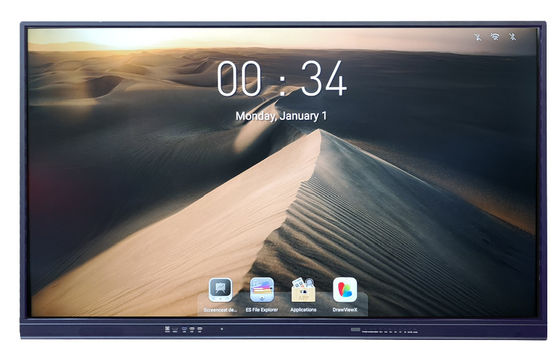 Quadro Digital Interativo de Tela Plana IR de 55 Polegadas com Tela Sensível ao Toque Inteligente