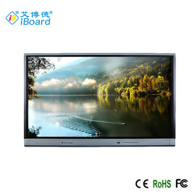 Quadro branco digital interativo TFT LED Ângulo de visão de 178 graus 350 cd/m2 para aula