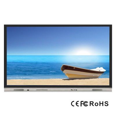 Montagem de parede ou monitora de tela interativa de toque com luz de fundo LED e HDMI OUT