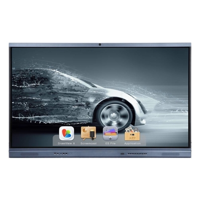 Tela plano interativo do Mic 4K da câmera de Android 3+32G 75 polegadas para a educação escolar