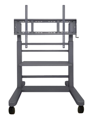 Suporte para quadro branco interativo de liga de alumínio Suporte móvel para TV resistente a terremotos 75 POLEGADAS